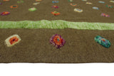 Berjasta Lima Brown/Green Rug, 4'11" x 6'8"