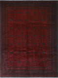 Khal Mohammadi Reagan Red/Navy Rug, 9'8 x 12'8