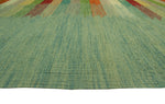 Winchester Darlena Green-Blue/Burgundy Rug, 10'2" x 16'4"