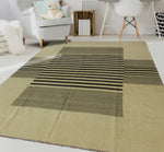 Winchester Sallsbur Beige/Black Rug, 8'2" x 11'4"