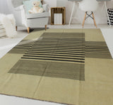 Winchester Sallsbur Beige/Black Rug, 8'2" x 11'4"