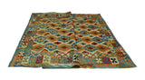 Sangat Tarakai Ivory/Orange Rug, 6'7" x 9'6"