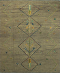 Berjasta Justice Lt. Brown/Blue Rug, 8'0" x 9'6"