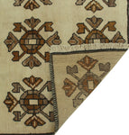 Semi Antique Bashira Beige/Brown Rug, 2'4" x 5'8"