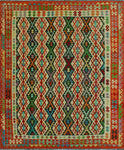 Sangat Anahei Ivory/Rust Rug, 8'6" x 9'7"