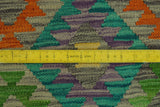 Sangat Coen Charcoal/Green Rug, 8'4" x 11'3"