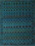 Elan Quintin Blue/Green Rug, 9'11 x 12'8