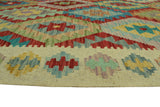 Sangat Tahir Red/Blue Rug, 10'6" x 12'10"