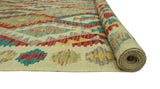 Sangat Tahir Red/Blue Rug, 10'6" x 12'10"