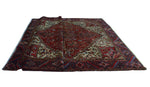 Semi Antique Fereshte Red/Blue Rug, 9'9" x 12'2"