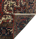 Semi Antique Shabnan Red/Navy Rug, 8'0" x 10'8"