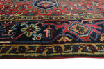 Semi Antique Shabnan Red/Navy Rug, 8'0" x 10'8"