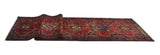 Semi Antique Temur Rust/Ivory Runner, 3'6" x 12'9"