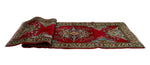 Semi Antique Hezekiah Red/Green Runner, 2'8" x 9'1"