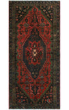 Semi Antique Waymon Red/Grey Rug, 3'7" x 7'5"