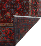 Semi Antique Amaan Red/Blue Rug, 4'1" x 6'6"