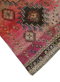 Semi Antique Ader Pink/Orange Rug, 5'2" x 7'2"