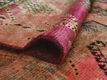 Semi Antique Ader Pink/Orange Rug, 5'2" x 7'2"
