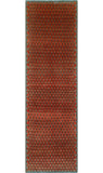 Vintage Liaqat Red/Rust Runner, 2'8" x 8'11"