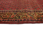 Vintage Adalson Red/Beige Runner, 3'4" x 9'8"