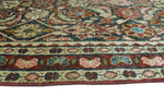 Semi Antique Bertram Beige/Red Rug, 3'1" x 12'0"