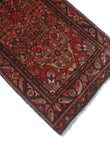 Fine VTG Aayan Ivory/Red Runner, 3'7" x 9'10"