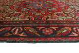 Fine VTG Aayan Ivory/Red Runner, 3'7" x 9'10"