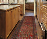 Fine VTG Aayan Ivory/Red Runner, 3'7" x 9'10"