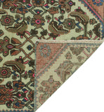 Fine VTG Beckham Ivory/Brown Runner, 2'9" x 9'10"