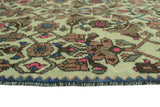 Fine VTG Beckham Ivory/Brown Runner, 2'9" x 9'10"