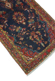 Semi Antique Ayden Navy/Gold Runner, 3'2" x 9'11"
