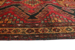 Fine VTG Tracey Red/Beige Runner, 3'4" x 9'6"