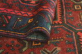 Fine VTG Ade Burgundy/Navy Runner, 3'3" x 9'11"