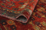 Fine VTG Aygul Rust/Burgundy Runner, 4'0" x 8'5"