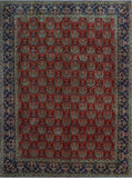 Fine Semi Antique Hendrick Red/Navy Rug, 8'1" x 10'11"