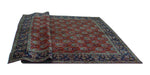 Fine Semi Antique Hendrick Red/Navy Rug, 8'1" x 10'11"