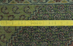 Semi Antique Archie Red/Green Rug, 4'5" x 5'11"