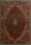 Fine Semi Antique Peregrin Navy/Red Rug, 6'5" x 9'10"