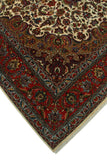 Fine Semi Antique Rayden Ivory/Red Rug, 6'7" x 9'7"