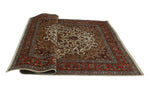 Fine Semi Antique Rayden Ivory/Red Rug, 6'7" x 9'7"