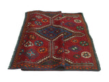 Vintage Gulistan Red/Orange Rug, 4'2" x 6'8"