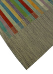 Winchester Gericka Grey/Red Rug, 8'1" x 11'2"