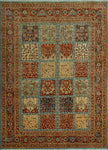 Aria Naeemah Blue/Rust Rug, 8'11" x 11'8"