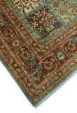 Aria Naeemah Blue/Rust Rug, 8'11" x 11'8"