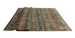 Aria Kassim Red/Blue Rug, 7'10" x 10'3"