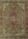 Vintage Kiara Lt. Brown/Pink Rug, 9'4 x 12'6