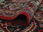 Fine VTG Nayeli Red/Navy Rug, 9'3" x 9'7"