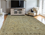 Fine VTG Jabari Beige/Brown Rug, 9'6" x 13'0"