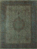 Semi Antique Kaua Grey/Blue Rug, 9'6 x 12'10