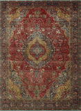 Fine VTG Amadita Red/Navy Rug, 9'8 x 12'10